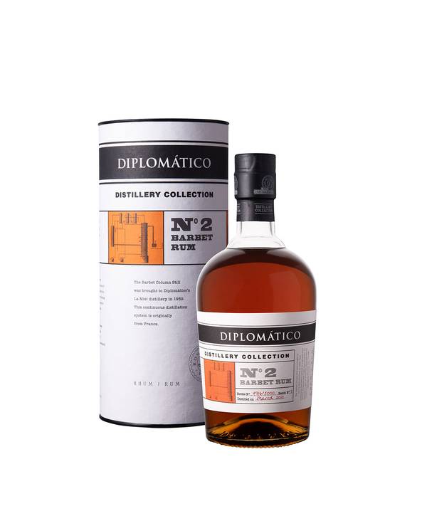 Diplomático Distillery Collection No.2 Barbet Column Rum 47 Diplomático Distillery Collection No.2 Barbet Column Rum 47