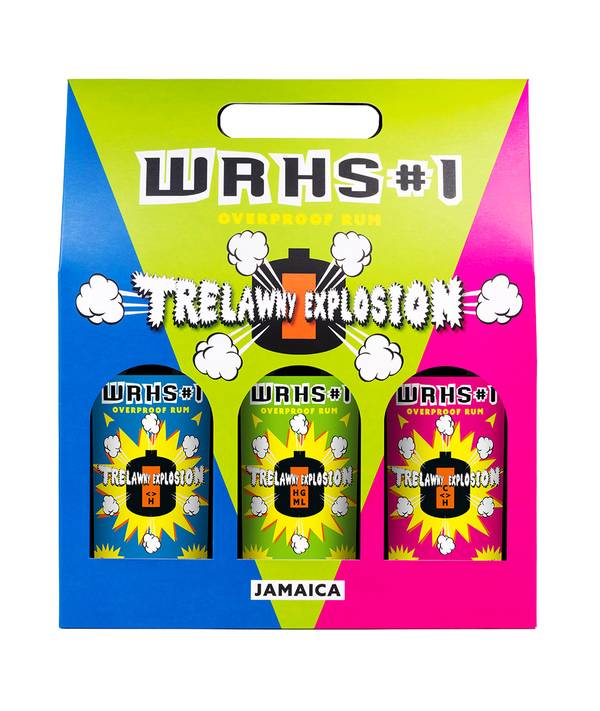 Warehouse #1 Overproof White Rum Trelawny Explosion Set 63