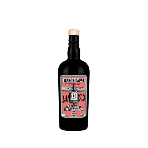 Warehouse #1 Overproof White Rum Trelawny Treasure Too VRW červený 63