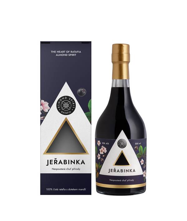 Ratafia Almond Spirit Jeřabinka Box 18 Ratafia Almond Spirit Jeřabinka Box 18