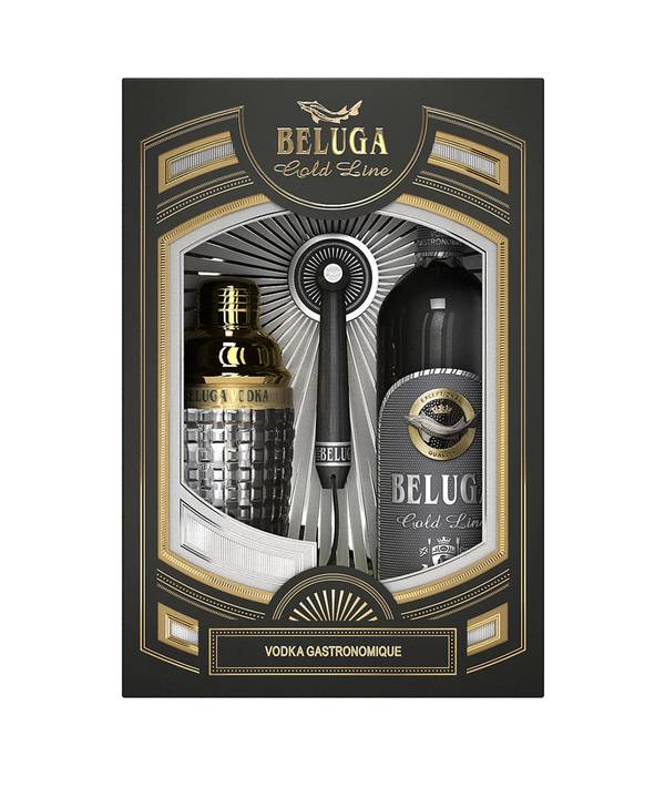 Beluga Gold Line Shaker Gift Box  40